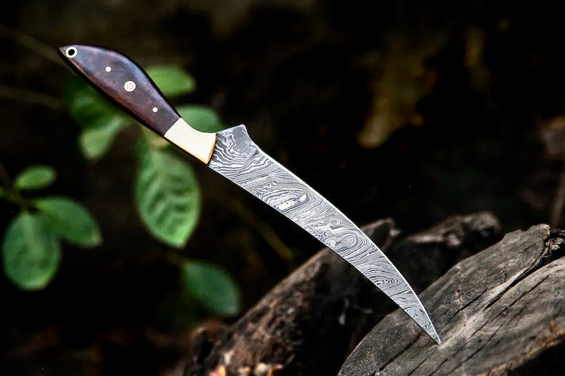 Damascus fillet knife