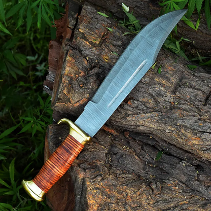 Crocodile Dundee Knife – 16-Inch Handmade Leather Handle Knife