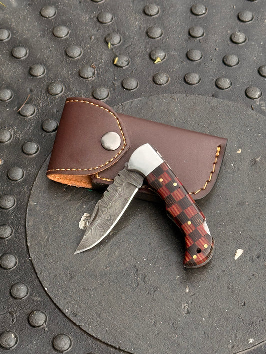 Budget Knives – 6" Handmade Fixed Blade with Pakkawood Handle