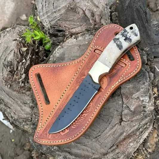 Custom Handmade Rasp Tool Knife with Sheep Horn Handle – Knives Ranch Outdoor Gear

