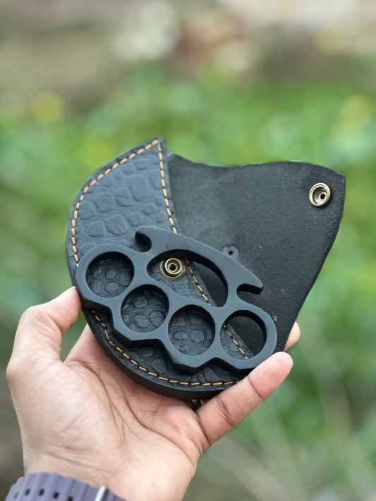 Self Defense Pure Brass Belt Buckle – Solid & Stylish