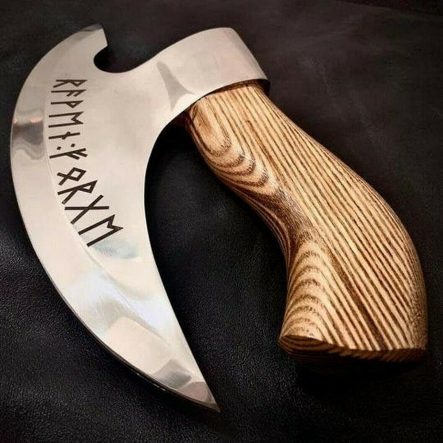 Unique axe-shaped pizza cutter with custom engraving